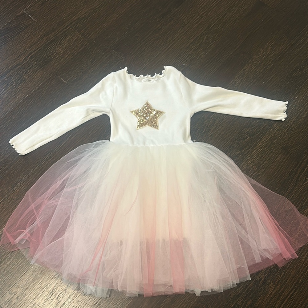 Petite Hailey Ombré Star Tutu Dress Size 5